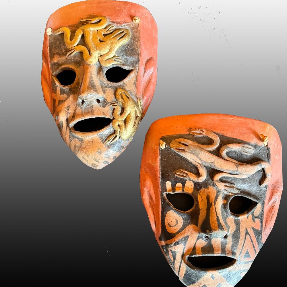 Mayan mask set